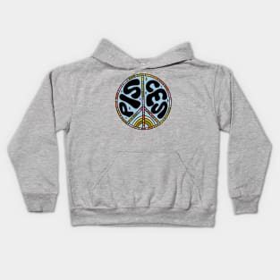 Pisces Peace Sign Kids Hoodie